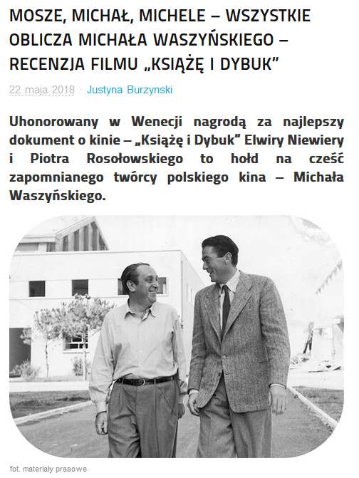 Reklektor - Mosze, Michał, Michele